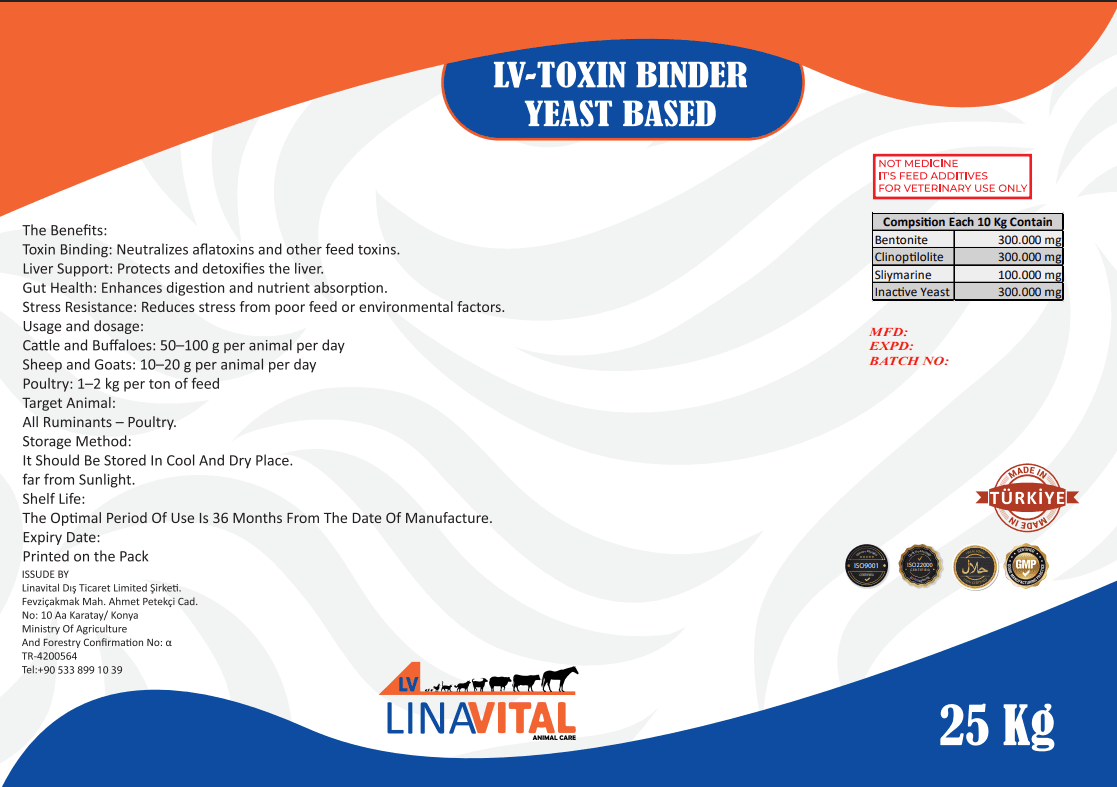 LV Toxin Binder Yeast
